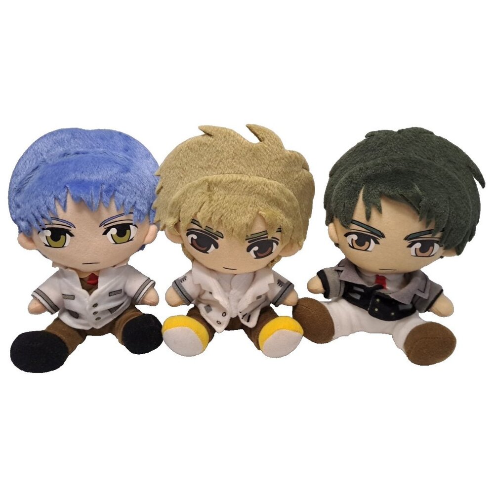 Lot of 3 LA CORDA D'ORO Japanese Anime Manga Animation Plush Doll Toy 6" Sitting